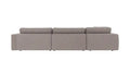 Rowico Home Duncan Corner Sofa 2+3-Seater Open End Left Brenda #7 Grey-Beige 345x233x78 cm