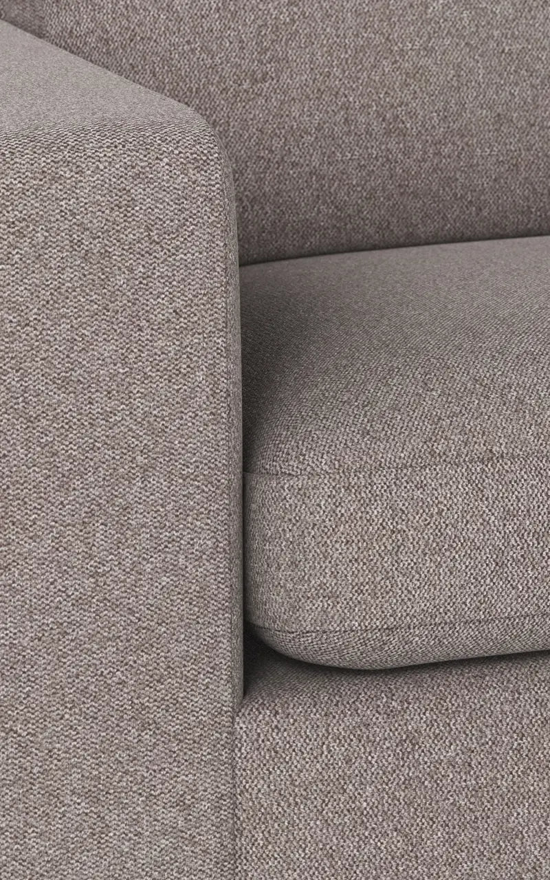 Rowico Home Duncan Corner Sofa 2+3-Seater Open End Left Brenda #7 Grey-Beige 345x233x78 cm