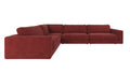 Rowico Home Duncan Corner Sofa 2+3-Seater Anna #8 Red 345x233x78 cm