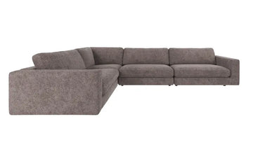 Rowico Home Duncan Corner Sofa 2+3-Seater Anna #18 Dark Grey 345x233x78 cm