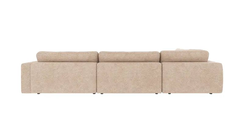 Rowico Home Duncan Corner Sofa 2+3-Seater Open End Left Anna #2 Light Beige 345x233x78 cm