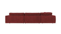 Rowico Home Duncan Corner Sofa 2+3-Seater Open End Left Anna #8 Red 345x216x78 cm