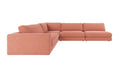 Rowico Home Duncan Corner Sofa 2+3-Seater Open End Right Brenda #52 Red 325x230x78 cm