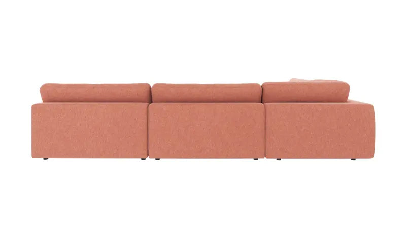 Rowico Home Duncan Corner Sofa 2+3-Seater Open End Right Brenda #52 Red 325x230x78 cm