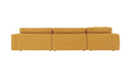 Rowico Home Duncan Corner Sofa 2+3-Seater Brenda #68 Yellow 345x233x78 cm