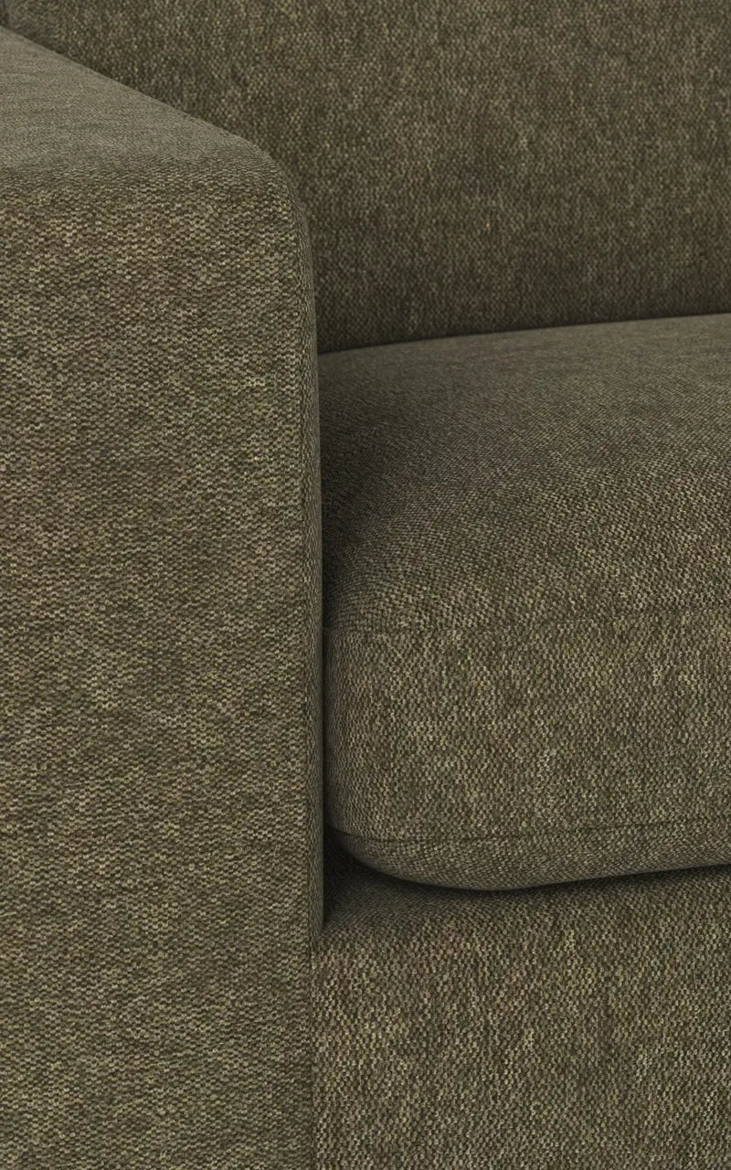Rowico Home Duncan Corner Sofa 2+3-Seater Open End Left Brenda #77 Green 345x216x78 cm