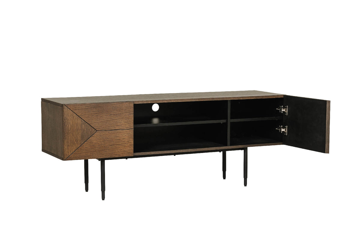 VIDA Living Nate TV Unit 1500 Smoked Oak