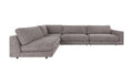 Rowico Home Duncan Corner Sofa 2+3-Seater Open End Left Greg #18 Grey 345x216x78 cm
