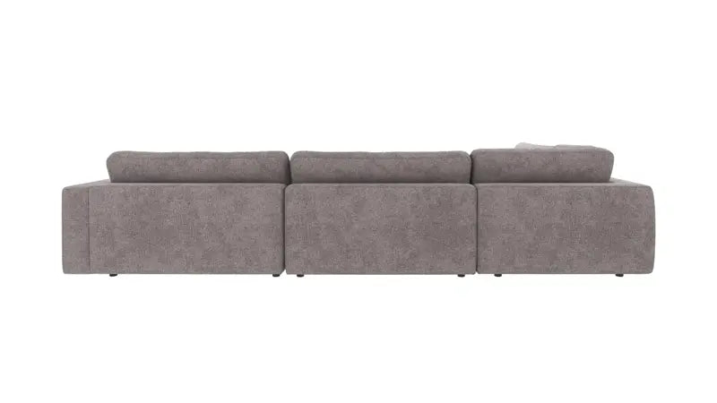 Rowico Home Duncan Corner Sofa 2+3-Seater Open End Left Greg #18 Grey 345x216x78 cm