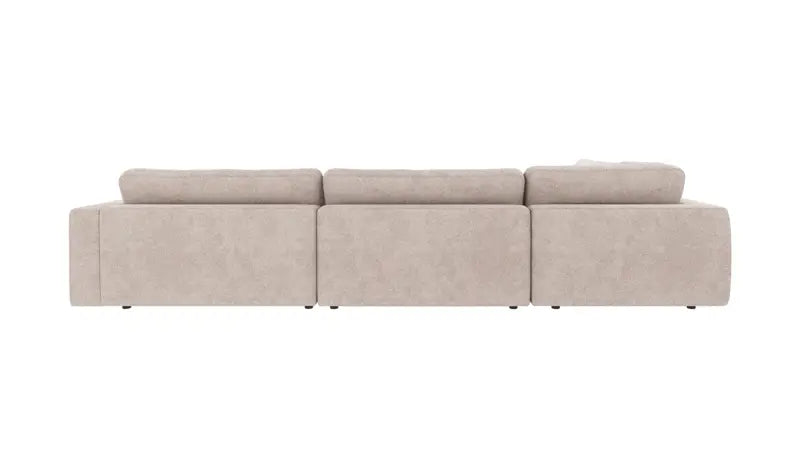 Rowico Home Duncan Corner Sofa 2+3-Seater Greg #17 Light Grey 345x233x78 cm