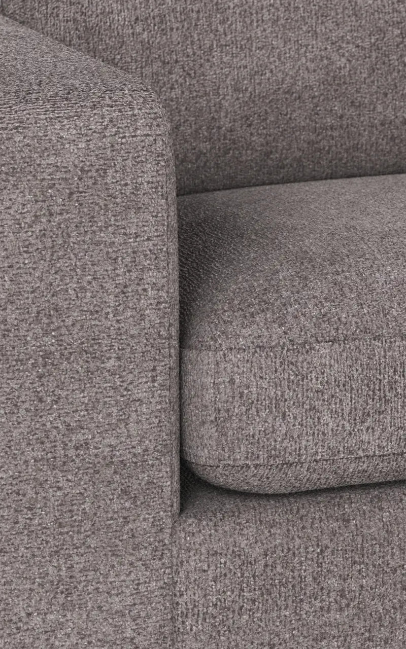 Rowico Home Duncan Corner Sofa 2+3-Seater Open End Left Greg #18 Grey 345x216x78 cm