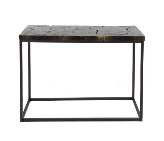 ZI Kimber Console Table Black Gold