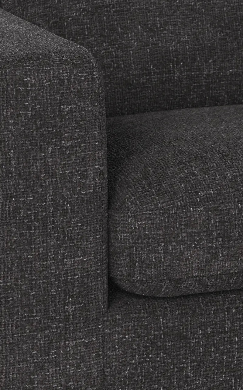 Rowico Home Duncan Corner Sofa 2+3-Seater Open End Right Robin #66 Dark Grey 325x230x78 cm