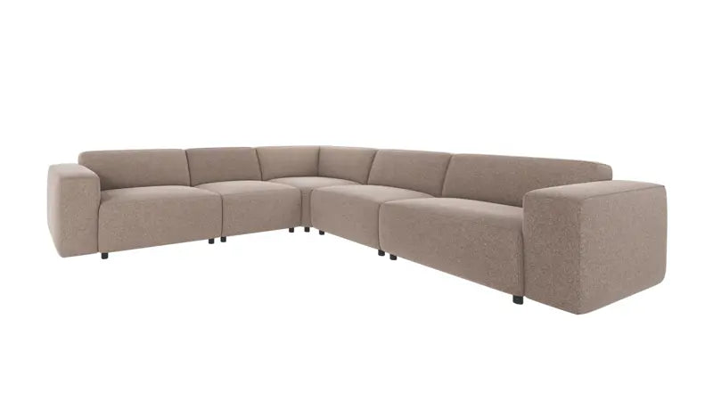 Rowico Home Willard Corner Sofa 3+3-Seater Brenda #34 Beige 297x297x70 cm
