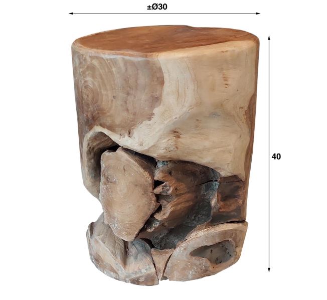 ZI Gibbs Side Table Natural