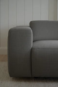 Rowico Home Elroy Corner Sofa 2.5+2.5-Seater Open End Right Bermuda #803 Grey 282x218x70 cm