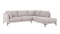 Rowico Home Corwin Corner Sofa 2.5+2.5-Seater Open End Right Anna #15 Light Grey 266x226x83 cm