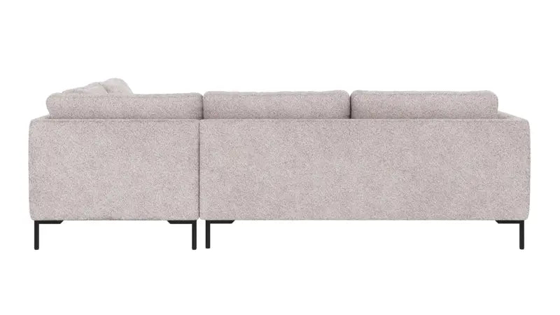Rowico Home Corwin Corner Sofa 2.5+2.5-Seater Open End Right Anna #15 Light Grey 266x226x83 cm