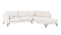 Rowico Home Corwin Corner Sofa 2.5+2.5-Seater Open End Right Alice #101 White 266x226x83 cm