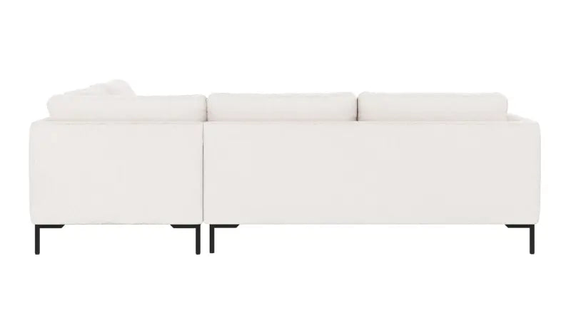 Rowico Home Corwin Corner Sofa 2.5+2.5-Seater Open End Right Alice #101 White 266x226x83 cm