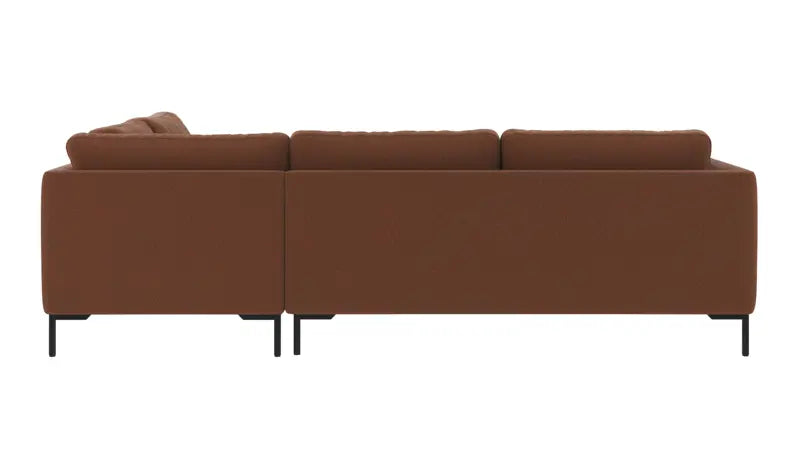 Rowico Home Corwin Corner Sofa 2.5+2.5-Seater Open End Right Rita #96 Red 266x226x83 cm