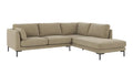 Rowico Home Corwin Corner Sofa 2.5+2.5-Seater Open End Right Rita #109 Dark Beige 266x226x83 cm