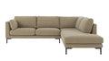 Rowico Home Corwin Corner Sofa 2.5+2.5-Seater Open End Right Rita #109 Dark Beige 266x226x83 cm