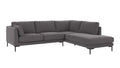 Rowico Home Corwin Corner Sofa 2.5+2.5-Seater Open End Right Brenda #18 Dark Grey 266x226x83 cm