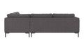 Rowico Home Corwin Corner Sofa 2.5+2.5-Seater Open End Right Brenda #18 Dark Grey 266x226x83 cm