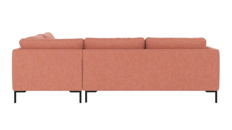 Rowico Home Corwin Corner Sofa 2.5+2.5-Seater Open End Right Brenda #52 Red 266x226x83 cm
