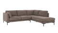 Rowico Home Corwin Corner Sofa 2.5+2.5-Seater Open End Right Greg #7 Dark Beige 266x226x83 cm