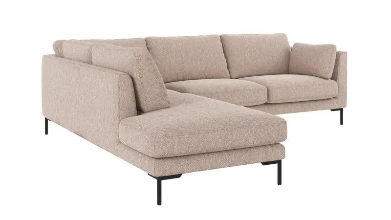 Rowico Home Corwin Left Open End Corner Sofa 2.5+2.5-Seater Alice #01 Light Beige 266x226x83 cm