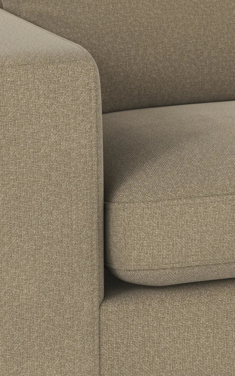 Rowico Home Duncan Corner Sofa 2+3-Seater Rita #109 Dark Beige 345x233x78 cm