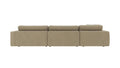 Rowico Home Duncan Corner Sofa 2+3-Seater Rita #109 Dark Beige 345x233x78 cm