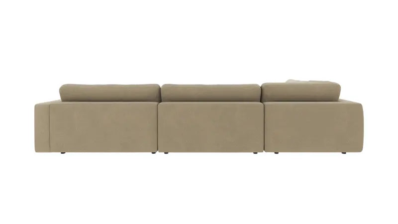 Rowico Home Duncan Corner Sofa 2+3-Seater Rita #109 Dark Beige 345x233x78 cm