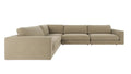 Rowico Home Duncan Corner Sofa 2+3-Seater Rita #109 Dark Beige 345x233x78 cm