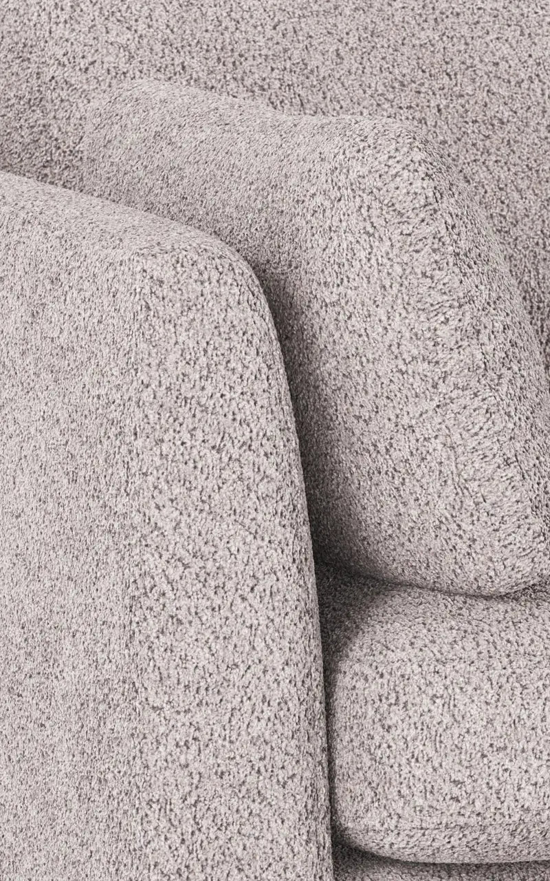 Rowico Home Corwin Corner Sofa 2.5+2.5-Seater Open End Right Anna #15 Light Grey 266x226x83 cm