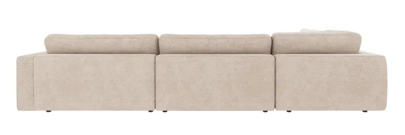 Rowico Home Duncan Corner Sofa 2+3-Seater Open End Left Robin #01 Light Grey 345x233x78 cm