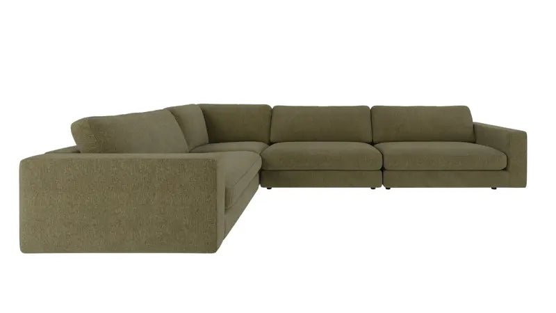 Rowico Home Duncan Corner Sofa 2+3-Seater Max #88 Dark Green 345x233x78 cm