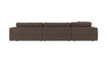Rowico Home Duncan Corner Sofa 2+3-Seater Open End Left Max #176 Brown-Grey 345x233x78 cm