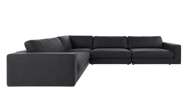 Rowico Home Duncan Corner Sofa 2+3-Seater Robin #90 Dark Blue 345x233x78 cm