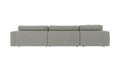 Rowico Home Duncan Corner Sofa 2+3-Seater Robin #149 Medium Grey 345x233x78 cm