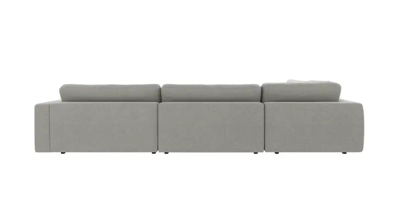 Rowico Home Duncan Corner Sofa 2+3-Seater Robin #149 Medium Grey 345x233x78 cm