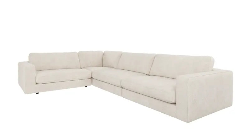 Rowico Home Duncan Corner Sofa 2+3-Seater Anna #20 Ivory 345x233x78 cm