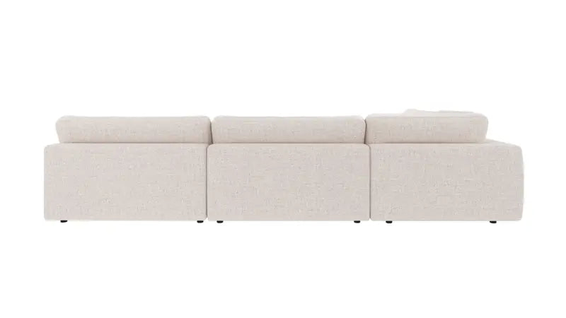 Rowico Home Duncan Corner Sofa 2+3-Seater Open End Right Oscar #1 Light Beige 325x230x78 cm