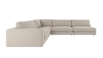 Rowico Home Duncan Corner Sofa 2+3-Seater Open End Right Oscar #124 Beige 325x230x78 cm