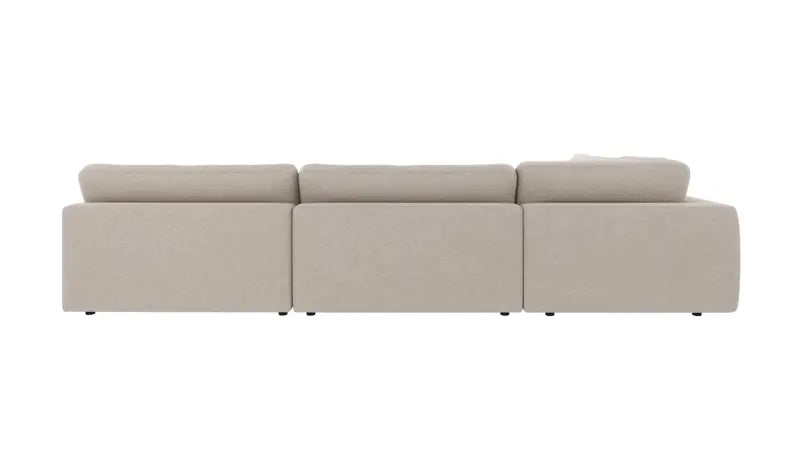 Rowico Home Duncan Corner Sofa 2+3-Seater Open End Right Oscar #124 Beige 325x230x78 cm