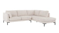 Rowico Home Corwin Corner Sofa 2.5+2.5-Seater Open End Right Oscar #1 Light Beige 266x226x83 cm