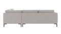 Rowico Home Corwin Corner Sofa 2.5+2.5-Seater Open End Right Oscar #196 Light Grey 266x226x83 cm