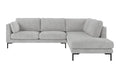 Rowico Home Corwin Corner Sofa 2.5+2.5-Seater Open End Right Max #60 Light Grey 266x226x83 cm